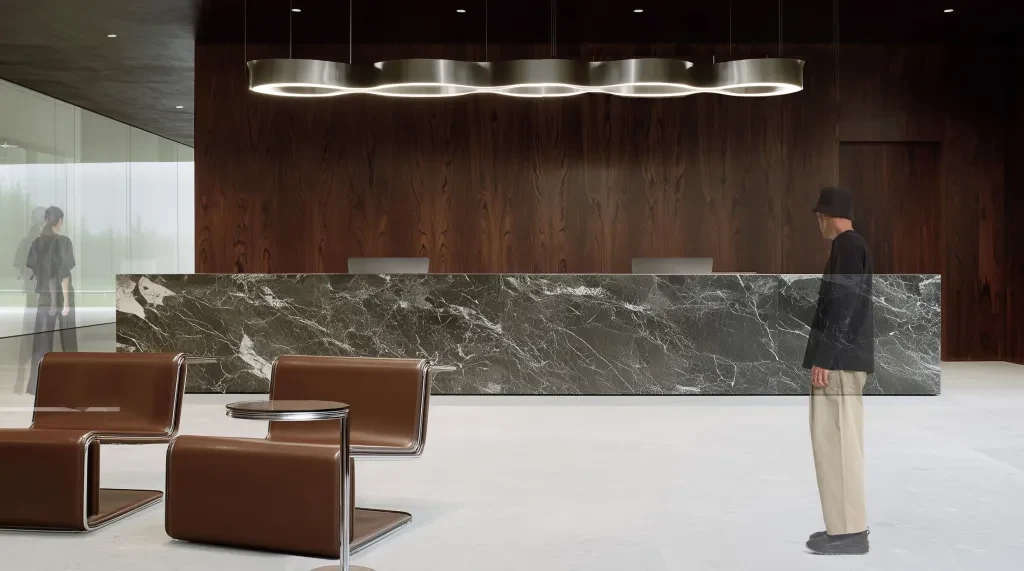 Концепция офиса инвестиционной компании. Венге